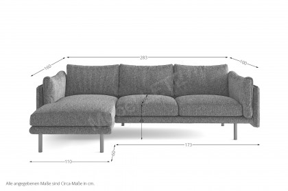 Salama von Primavera Furniture - Eckgarnitur links beige