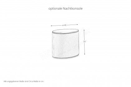 HU-PB24036 von Hukla - Polsterbett KT 24912 natur
