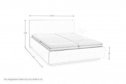 HU-PB24036 von Hukla - Polsterbett KT 24912 natur