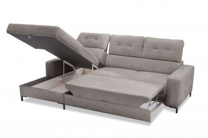 Bonito von Exxpo - Ecksofa links hellbraun