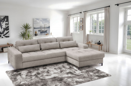 Bonito von Exxpo - Ecksofa rechts hellbraun