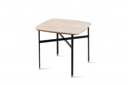 SM 240 von Skovby Møbelfabrik - Couchtisch Eiche weiß geölt/ Stahl schwarz