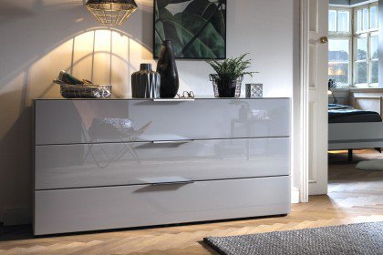 concept me von Nolte Möbel - Schubkasten-Kommode Glas seidengrau