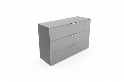 concept me von Nolte Möbel - Schubkasten-Kommode Glas seidengrau