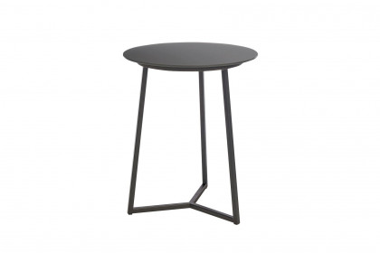 Connect-living von SCHÖNER WOHNEN - Couchtisch S410 Glas schiefer/ Metall anthrazit