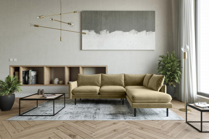 Samos von Primavera Furniture - Ecksofa rechts beige