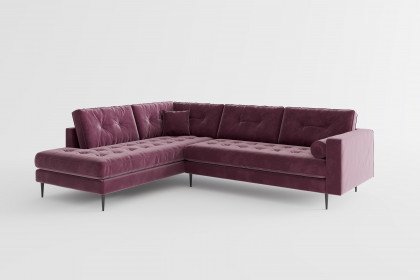 Scott von Primavera Furniture - Polstersofa links winered