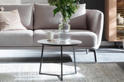 Connect-living von SCHÖNER WOHNEN - Couchtisch S411 Keramik beton/ Metall anthrazit