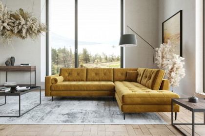 Scott von Primavera Furniture - Ecksofa rechts ocre