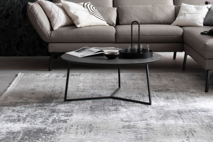 Connect-living von SCHÖNER WOHNEN - Couchtisch S412 Keramik basalto/ Metall anthrazit