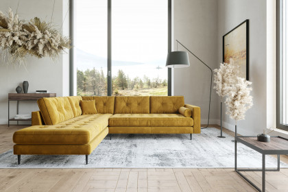 Scott von Primavera Furniture - Ecksofa links ocre