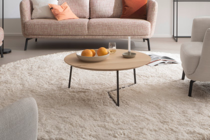 Connect-living von SCHÖNER WOHNEN - Couchtisch S412 Wildeiche geölt/ Metall anthrazit