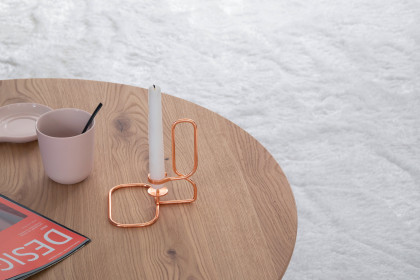 Connect-living von SCHÖNER WOHNEN - Couchtisch S412 Wildeiche geölt/ Metall anthrazit