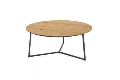 Connect-living von SCHÖNER WOHNEN - Couchtisch S412 Wildeiche geölt/ Metall anthrazit