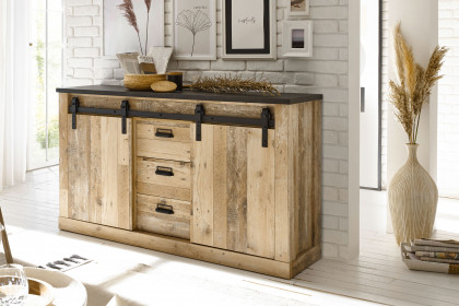 Sherwood von IMV Steinheim - breites Sideboard mit 3 Schubkästen