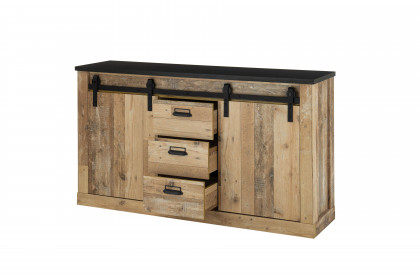 Sherwood von IMV Steinheim - breites Sideboard mit 3 Schubkästen