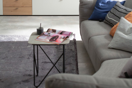 Solo-living von SCHÖNER WOHNEN - Couchtisch S420 Keramik beton/ Metall anthrazit