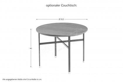 SM 241 von Skovby Møbelfabrik - Couchtisch in Schwarz