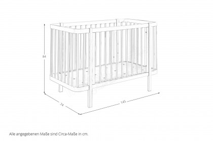 Hilda/ Peppini von BEGABINO - Babyzimmer-Set kaschmir - Mauvella Oak