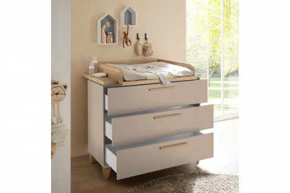 Hilda/ Peppini von BEGABINO - Babyzimmer-Set kaschmir - Mauvella Oak