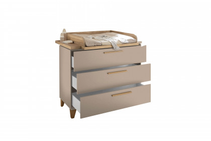 Hilda/ Peppini von BEGABINO - Babyzimmer-Set kaschmir - Mauvella Oak