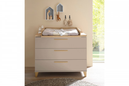Hilda/ Peppini von BEGABINO - Babyzimmer-Set kaschmir - Mauvella Oak