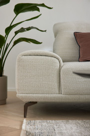 MR 2490 von Musterring - Ecksofa Ausführung rechts ivory