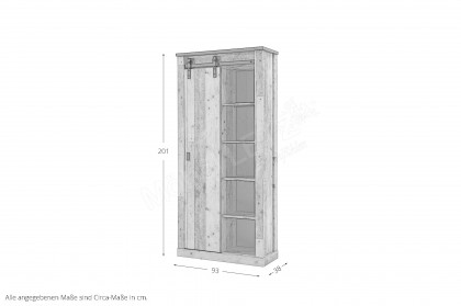 Sherwood von IMV Steinheim - Aktenschrank in Old Style hell Nachbildung