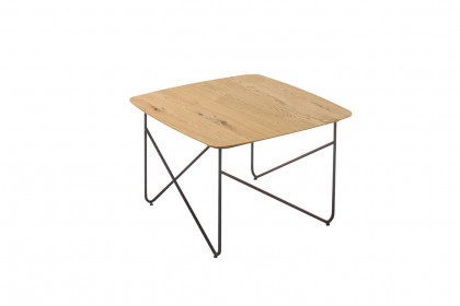 Solo-living von SCHÖNER WOHNEN - Couchtisch S421 Wildeiche/ Metall anthrazit