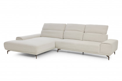 MR 2490 von Musterring - Ecksofa Ausführung links ivory