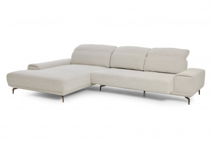 MR 2490 von Musterring - Ecksofa Ausführung links ivory