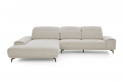 MR 2490 von Musterring - Ecksofa Ausführung links ivory