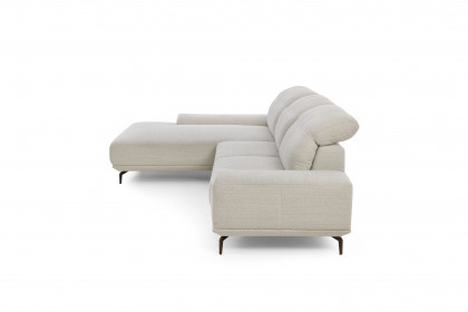 MR 2490 von Musterring - Ecksofa Ausführung links ivory