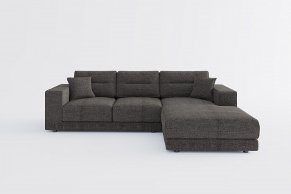 Verona von Primavera Furniture - Polstersofa rechts graubraun