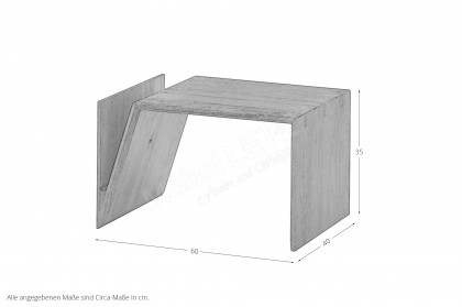 Mojave von A Better Place - Couchtisch variabel stellbar