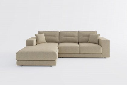 Verona von Primavera Furniture - Ecksofa Variante links dunkelbeige