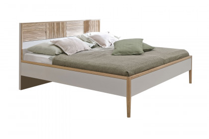 V/lacera sleeping von Voglauer - Bett Lack taupe - Wildeiche