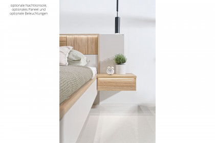 V/lacera sleeping von Voglauer - Bett Lack taupe - Wildeiche