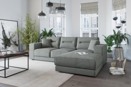 Verona von Primavera Furniture - Polstergarnitur rechts grau