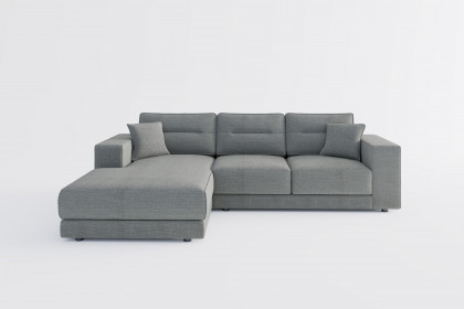 Verona von Primavera Furniture - Polstergarnitur links grau