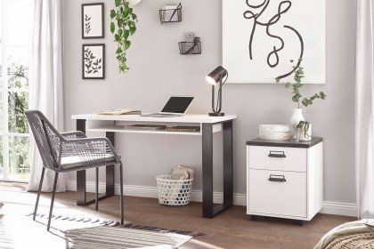 Sherwood von IMV Steinheim - Homeoffice-Set in Pinie Weiß Nachbildung