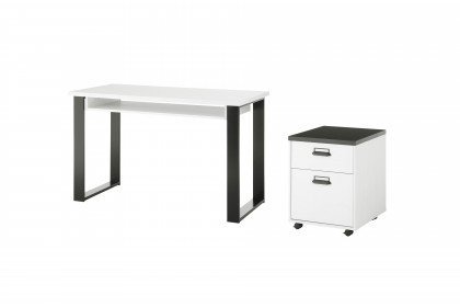 Sherwood von IMV Steinheim - Homeoffice-Set in Pinie Weiß Nachbildung