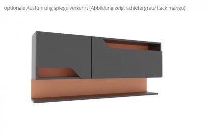 ZE+ von Rudolf - Eckschreibtisch mit Stauraum hellgrau - schiefergrau - türkis
