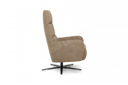 PN-RS24078 von Polinova - Sessel inklusive Hocker stone