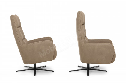 PN-RS24078 von Polinova - Sessel inklusive Hocker stone