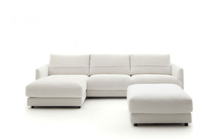 Garbo von SCHÖNER WOHNEN - Ecksofa links snow