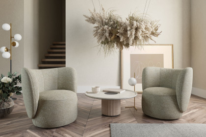 Boli von Primavera Furniture - Sessel hellgrau
