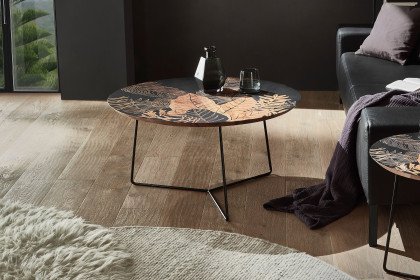 Mirandela von A Better Place - Couchtisch Mangoholz mit Aufdruck