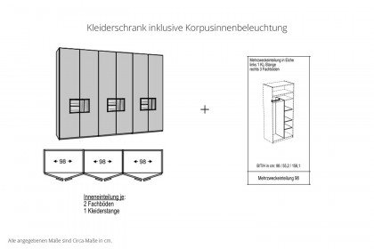 V/lacera sleeping von Voglauer - Schlafzimmer-Set mit viel Zubehör