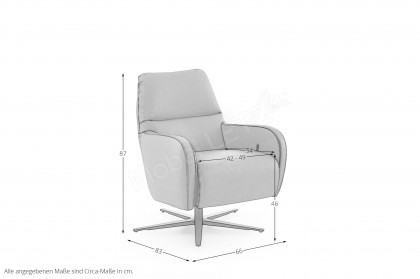 ZE-RS24078 von Zehdenick - Drehsessel beige